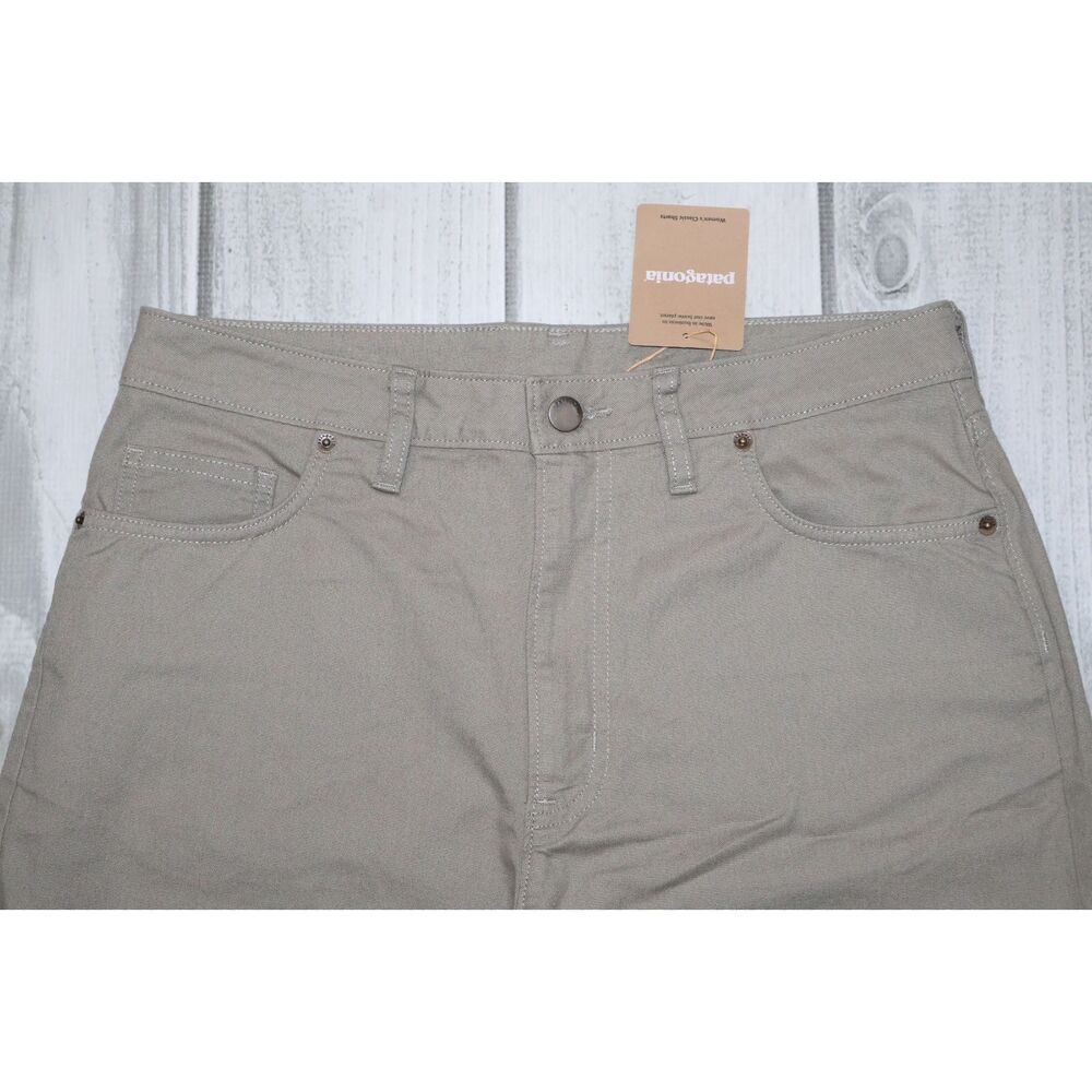 NEW Patagonia Classic Shorts Women’s Sz 10 Green Chino Lightweight Canvas - Picture 2 of 7